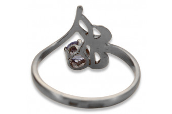 Sterling Silver 925 Amethyst Gemstone Ring vrc095s