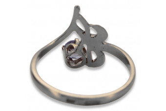 Bague en argent sterling 925, Zircon, p, s, t, u. vrc095s