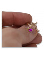 Russische sowjetische Rose 14 Karat 585 Gold Alexandrit Rubin Smaragd Saphir Zirkon Ring vrc059