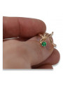 Russian Soviet rose 14k 585 gold Alexandrite Ruby Emerald Sapphire Zircon ring  vrc059