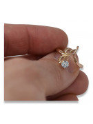 Russische sowjetische Rose 14 Karat 585 Gold Alexandrit Rubin Smaragd Saphir Zirkon Ring vrc059