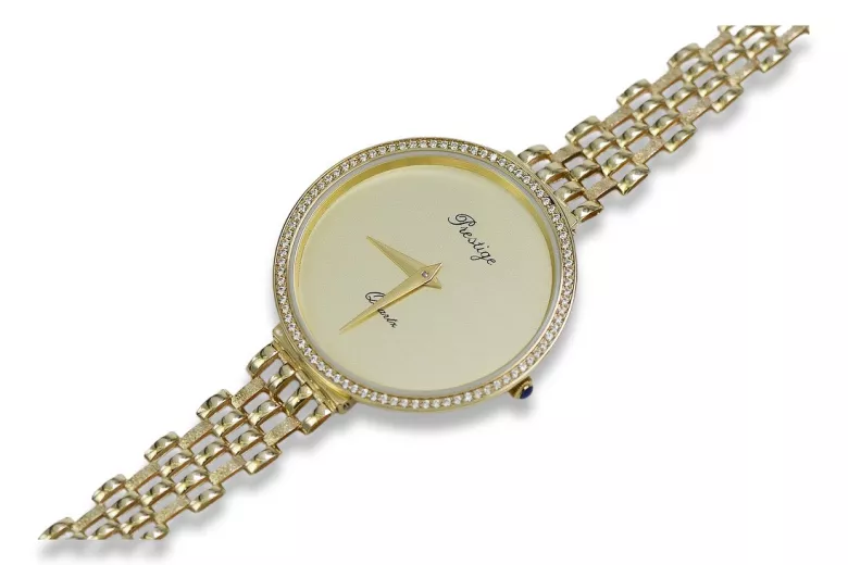 Reloj ★ de oro para damas zlotychlopak.pl Pureza de oro 585 333 ¡★ Precio bajo!