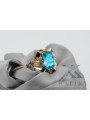 Russische sowjetische Rose 14 Karat 585 Gold Alexandrit Rubin Smaragd Saphir Zirkon Ring vrc014