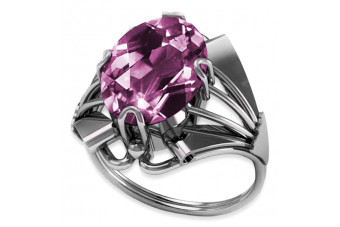 Pierścień 925 Srebro, Ametyst vrc015s