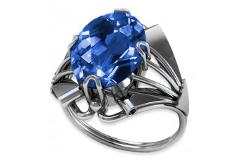 925 Srebro, Szafir Vintage Pierścień (VRC015S) vrc015s