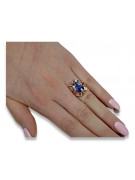 Rose soviétique russe 14k 585 or Alexandrite Ruby Emerald Sapphire Zircon ring vrc084