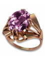 Rose soviétique russe 14k 585 or Alexandrite Ruby Emerald Sapphire Zircon ring vrc084