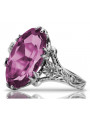 Rose soviétique russe 14k 585 or Alexandrite Ruby Emerald Sapphire Zircon ring vrc014