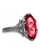 Russische sowjetische Rose 14 Karat 585 Gold Alexandrit Rubin Smaragd Saphir Zirkon Ring vrc014