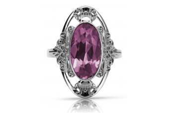 Sterling silver 925 Amethyst Statement Ring vrc014s