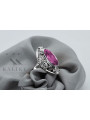 Russische sowjetische Rose 14 Karat 585 Gold Alexandrit Rubin Smaragd Saphir Zirkon Ring vrc014