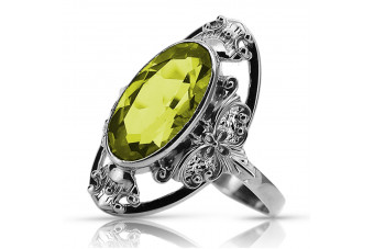 Rose soviétique russe 14k 585 or Alexandrite Ruby Emerald Sapphire Zircon ring vrc014