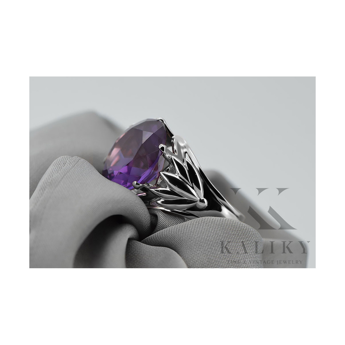 Rose soviétique russe 14k 585 or Alexandrite Ruby Emerald Sapphire Zircon ring vrc014