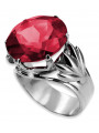 Rose soviétique russe 14k 585 or Alexandrite Ruby Emerald Sapphire Zircon ring vrc014