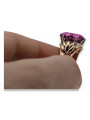 Rose soviétique russe 14k 585 or Alexandrite Ruby Emerald Sapphire Zircon ring vrc084