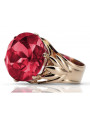 Russische sowjetische Rose 14 Karat 585 Gold Alexandrit Rubin Smaragd Saphir Zirkon Ring vrc084