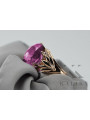 Russian Soviet rose 14k 585 gold Alexandrite Ruby Emerald Sapphire Zircon ring  vrc014