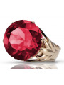 Rose soviétique russe 14k 585 or Alexandrite Ruby Emerald Sapphire Zircon ring vrc014