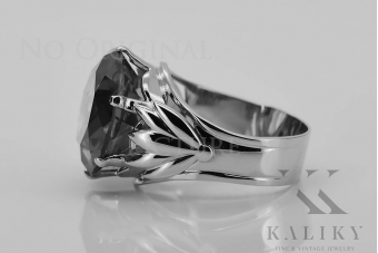 Russische sowjetische Rose 14 Karat 585 Gold Alexandrit Rubin Smaragd Saphir Zirkon Ring vrc014