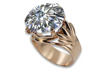 Inel sovietic rusesc din aur 585 trandafir 14k alexandrit rubin smarald safir zircon vrc014