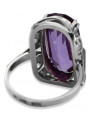 Rose soviétique russe 14k 585 or Alexandrite Ruby Emerald Sapphire Zircon ring vrc014