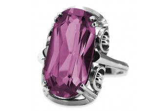 925 Sterling Silber, Amethyst, Topas Ring vrc038s