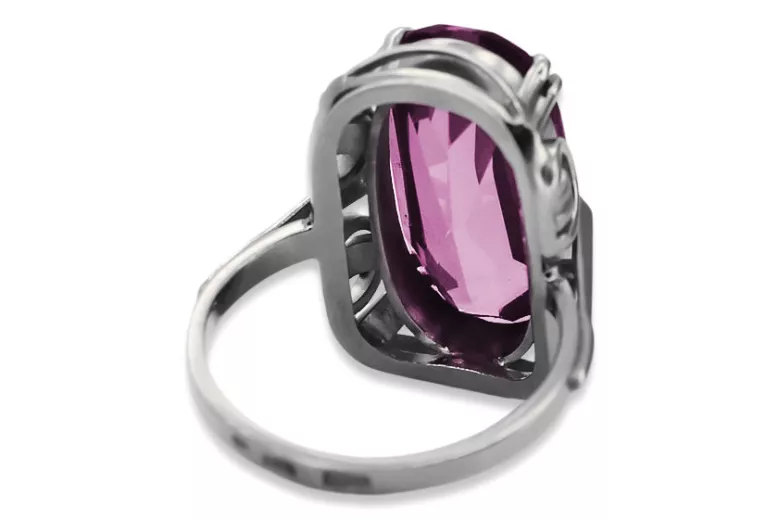 Rose soviétique russe 14k 585 or Alexandrite Ruby Emerald Sapphire Zircon ring vrc014