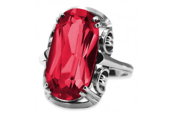 Ruso soviético rosa 14k 585 oro Alejandrita Rubí Esmeralda Zafiro Circón anillo vrc014