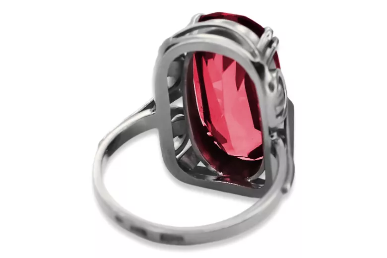 Rose soviétique russe 14k 585 or Alexandrite Ruby Emerald Sapphire Zircon ring vrc014