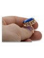 Russische sowjetische Rose 14 Karat 585 Gold Alexandrit Rubin Smaragd Saphir Zirkon Ring vrc084