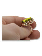 Russische sowjetische Rose 14 Karat 585 Gold Alexandrit Rubin Smaragd Saphir Zirkon Ring vrc084