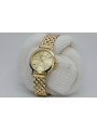 Goldene Herrenuhr Geneve ★ zlotychlopak.pl ★ Gold Reinheit 585 333 Niedriger Preis!