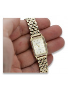 Goldene Herrenuhr Geneve ★ zlotychlopak.pl ★ Gold Reinheit 585 333 Niedriger Preis!