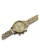 Gold men's watch Geneve ★ zlotychlopak.pl ★ Gold purity 585 333 Low Price!