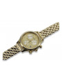 Reloj de oro para hombre Geneve ★ zlotychlopak.pl ★ Pureza de oro 585 333 Precio bajo!