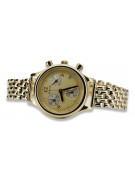 Gold men's watch Geneve ★ zlotychlopak.pl ★ Gold purity 585 333 Low Price!