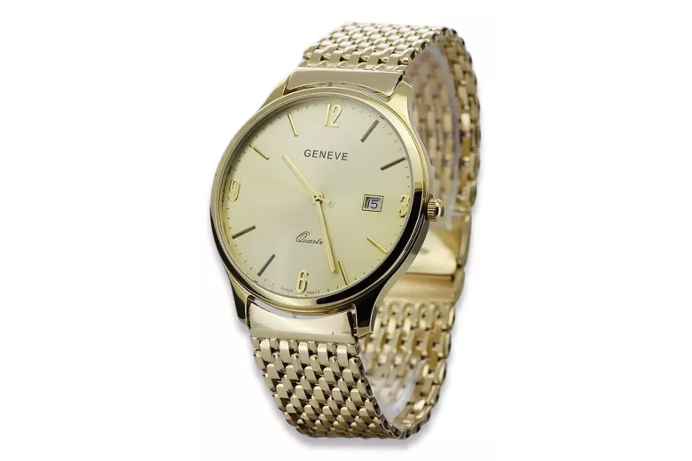 Montre homme en or Genève ★ zlotychlopak.pl ★ Pureté de l’or 585 333 Prix bas!