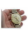 Goldene Herrenuhr Geneve ★ zlotychlopak.pl ★ Gold Reinheit 585 333 Niedriger Preis!