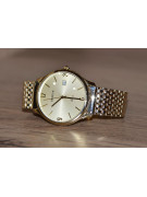 Gold men's watch Geneve ★ zlotychlopak.pl ★ Gold purity 585 333 Low Price!