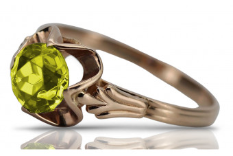 Rose soviétique russe 14k 585 or Alexandrite Ruby Emerald Sapphire Zircon ring vrc014