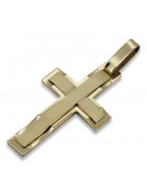 Cruz ★ Católica de Oro russiangold.com ★ Oro 585 333 Precio bajo