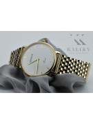 Gold men's watch Geneve ★ zlotychlopak.pl ★ Gold purity 585 333 Low Price!