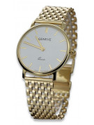 Reloj de oro para hombre Geneve ★ zlotychlopak.pl ★ Pureza de oro 585 333 Precio bajo!