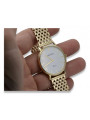 Goldene Herrenuhr Geneve ★ zlotychlopak.pl ★ Gold Reinheit 585 333 Niedriger Preis!