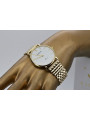 Gold men's watch Geneve ★ zlotychlopak.pl ★ Gold purity 585 333 Low Price!