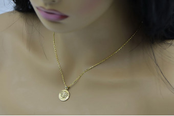 Colgante ★ de oro zlotychlopak.pl ★ Sello de oro 585 333 bajo precio