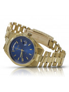 Reloj de oro para hombre Geneve ★ zlotychlopak.pl ★ Pureza de oro 585 333 Precio bajo!