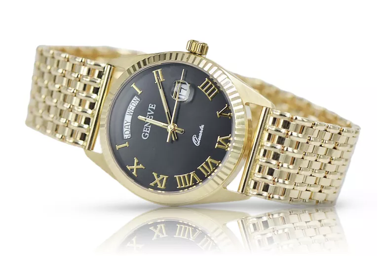 Montre homme en or Genève ★ zlotychlopak.pl ★ Pureté de l’or 585 333 Prix bas!