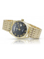 Gold men's watch Geneve ★ zlotychlopak.pl ★ Gold purity 585 333 Low Price!