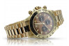 Sunshine 14k Gold Men's Geneva Sunburst Dial Watch mw014ydbr&mbw015y
